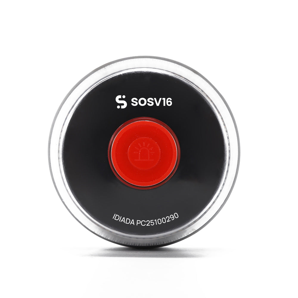 Baliza V16 - SOSV16 Negra Conectada a Telefónica y DGT